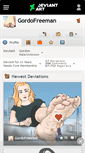Mobile Screenshot of gordofreeman.deviantart.com