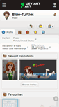 Mobile Screenshot of blue-turtles.deviantart.com
