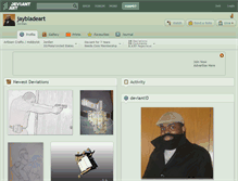 Tablet Screenshot of jaybladeart.deviantart.com