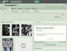 Tablet Screenshot of emrysdragonlord.deviantart.com