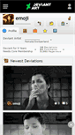 Mobile Screenshot of emoji.deviantart.com