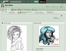 Tablet Screenshot of myscribbles.deviantart.com