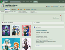 Tablet Screenshot of franziskavonkarma.deviantart.com