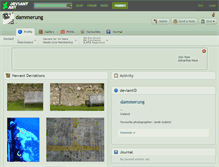 Tablet Screenshot of dammerung.deviantart.com