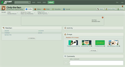 Desktop Screenshot of cindy-the-faun.deviantart.com