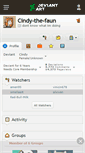 Mobile Screenshot of cindy-the-faun.deviantart.com