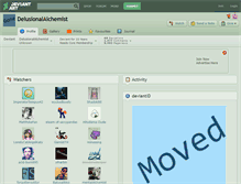 Tablet Screenshot of delusionalalchemist.deviantart.com