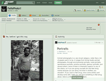 Tablet Screenshot of fallisphoto.deviantart.com