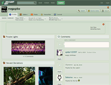 Tablet Screenshot of megaspike.deviantart.com