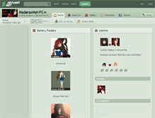 Tablet Screenshot of madaraxmei-fc.deviantart.com