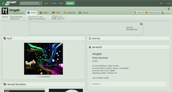 Desktop Screenshot of horgath.deviantart.com