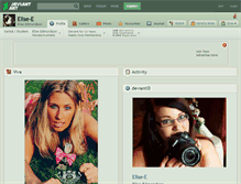 Tablet Screenshot of elise-e.deviantart.com