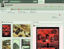 Tablet Screenshot of mrleecarter.deviantart.com