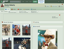 Tablet Screenshot of doctor-roberty.deviantart.com