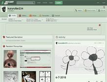 Tablet Screenshot of kururufan234.deviantart.com