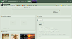 Desktop Screenshot of minxybeca.deviantart.com
