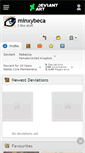 Mobile Screenshot of minxybeca.deviantart.com