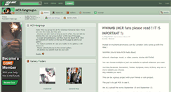 Desktop Screenshot of mcr-fangroup.deviantart.com