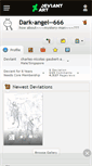 Mobile Screenshot of dark-angel--666.deviantart.com