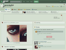 Tablet Screenshot of greenday862.deviantart.com