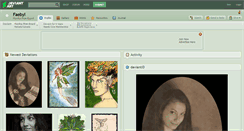 Desktop Screenshot of faebyl.deviantart.com