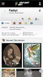 Mobile Screenshot of faebyl.deviantart.com