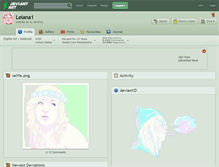 Tablet Screenshot of leiana1.deviantart.com