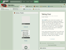 Tablet Screenshot of hot-ink.deviantart.com