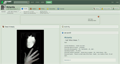 Desktop Screenshot of nictantia.deviantart.com