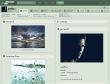 Tablet Screenshot of aolifu.deviantart.com