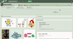 Desktop Screenshot of mad-moiselle.deviantart.com