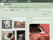 Tablet Screenshot of extremebiker.deviantart.com