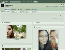 Tablet Screenshot of mizu-chan3.deviantart.com
