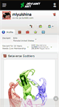 Mobile Screenshot of miyuishina.deviantart.com