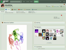 Tablet Screenshot of miyuishina.deviantart.com