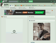 Tablet Screenshot of daydid.deviantart.com