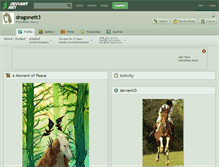 Tablet Screenshot of dragonett3.deviantart.com