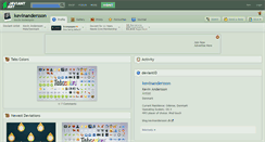 Desktop Screenshot of kevinandersson.deviantart.com