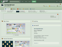 Tablet Screenshot of kevinandersson.deviantart.com