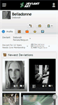 Mobile Screenshot of belladonne.deviantart.com