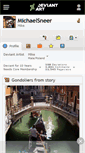 Mobile Screenshot of michaelsneer.deviantart.com