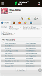 Mobile Screenshot of pink-mirai.deviantart.com