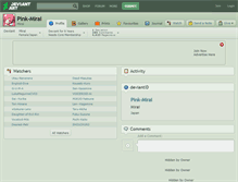 Tablet Screenshot of pink-mirai.deviantart.com