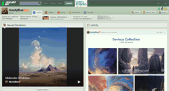Desktop Screenshot of moodyblue.deviantart.com