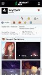Mobile Screenshot of keyzpoof.deviantart.com