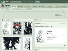 Tablet Screenshot of darnet.deviantart.com