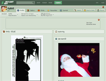 Tablet Screenshot of kafeii.deviantart.com