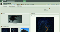 Desktop Screenshot of emeraldrampage.deviantart.com