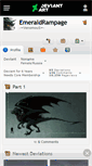 Mobile Screenshot of emeraldrampage.deviantart.com