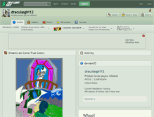 Tablet Screenshot of draculasgirl12.deviantart.com